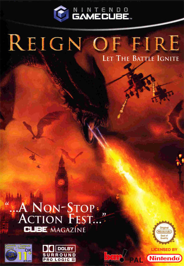 Reign Of Fire (Europe) GameCube GAME ROM ISO