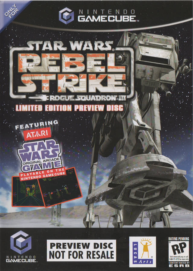 Star Wars Rogue Squadron III Rebel Strike Limited Edition Preview Disc (USA) GameCube GAME ROM ISO