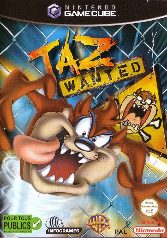 Taz Wanted (Europe) GameCube GAME ROM ISO