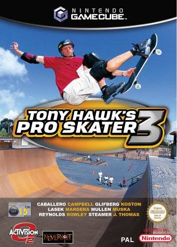 Tony Hawk’s Pro Skater 3 (Europe) GameCube GAME ROM ISO