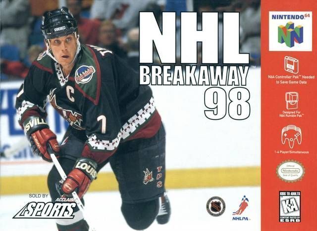 NHL Breakaway 98 (USA) Nintendo 64 GAME ROM ISO