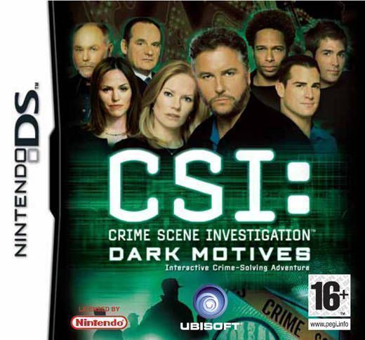 CSI – Dark Motives (Europe) Nintendo DS GAME ROM ISO