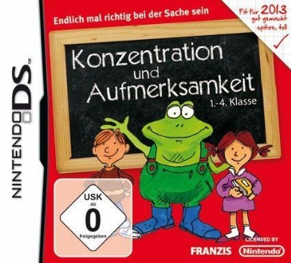 Konzentration Und Aufmerksamkeit 1.-4. Klasse (Germany) Nintendo DS GAME ROM ISO