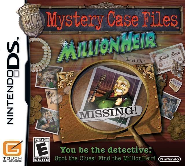 Mystery Case Files – MillionHeir (v01) (USA) Nintendo DS GAME ROM ISO