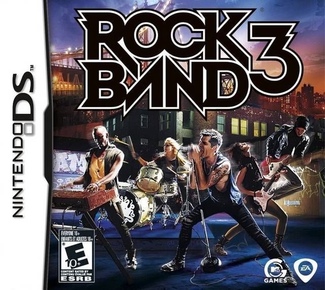 Rock Band 3 (USA) Nintendo DS GAME ROM ISO