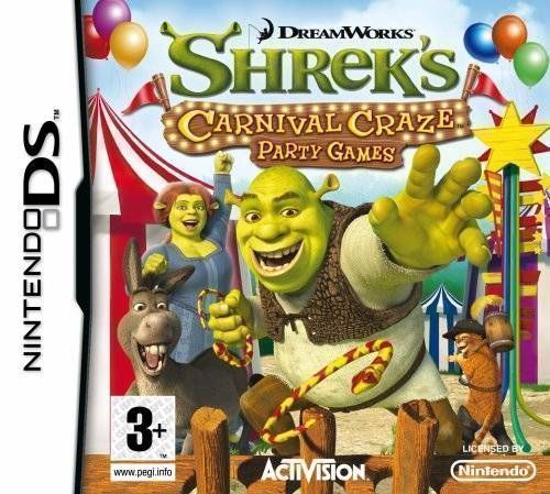 Shrek’s Carnival Craze – Party Games (Europe) Nintendo DS GAME ROM ISO