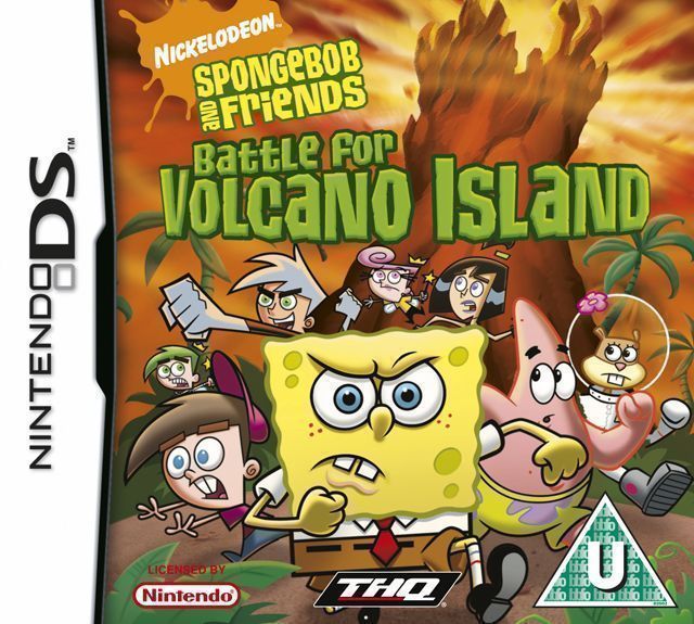 SpongeBob & Friends - Battle For Volcano Island (Europe) Game Cover