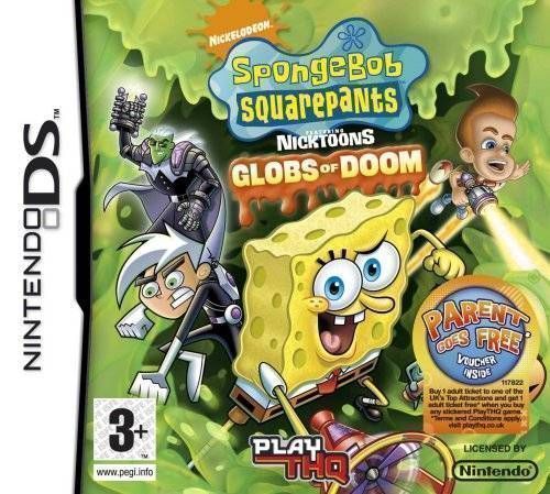 SpongeBob SquarePants Featuring Nicktoons – Globs Of Doom (Europe) Nintendo DS GAME ROM ISO