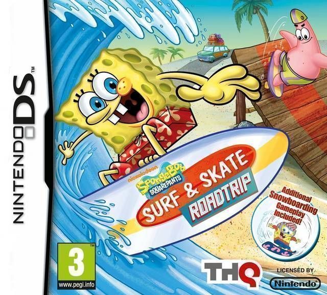 SpongeBob – Surf & Skate Roadtrip (Europe) Nintendo DS GAME ROM ISO