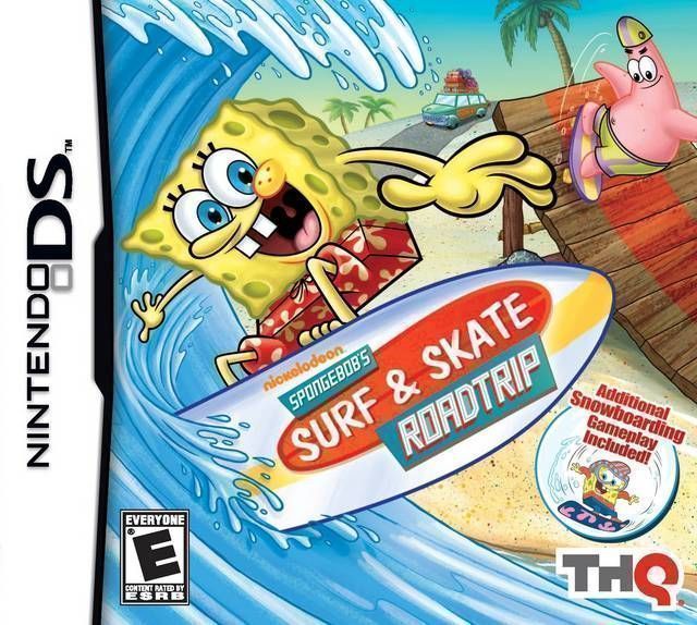 SpongeBob – Surf & Skate Roadtrip (USA) Nintendo DS GAME ROM ISO