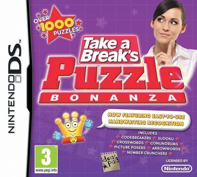 Take A Break’s Puzzle Bonanza (Europe) Nintendo DS GAME ROM ISO