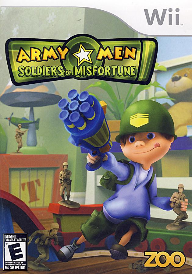 Army Men- Soldiers Of Misfortune (USA) Nintendo Wii GAME ROM ISO