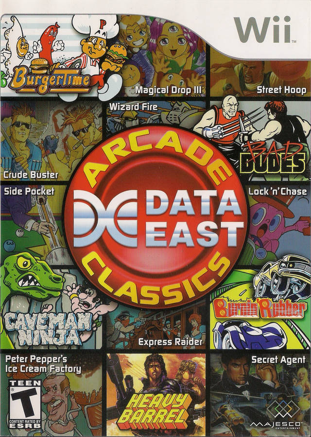 Data East Arcade Classics (USA) Nintendo Wii GAME ROM ISO