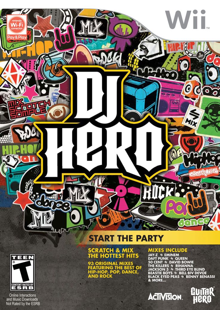 DJ Hero (USA) Nintendo Wii GAME ROM ISO