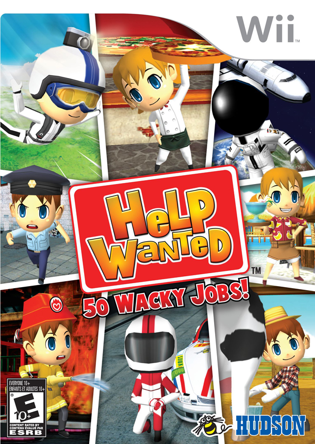 Help Wanted- 50 Wacky Jobs (USA) Nintendo Wii GAME ROM ISO