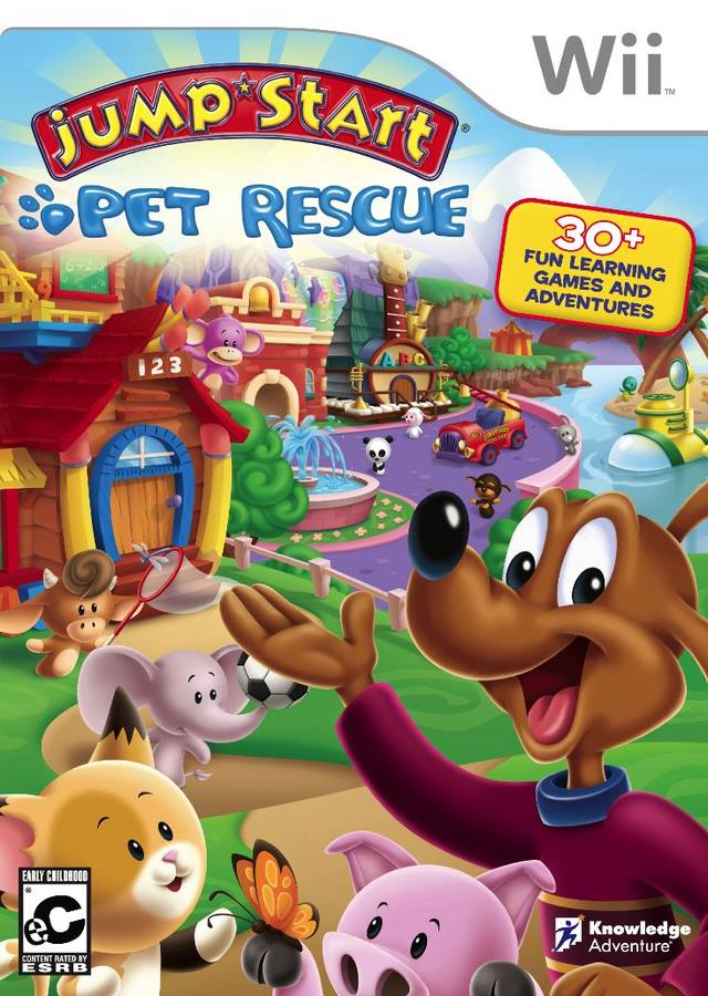 JumpStart- Pet Rescue (USA) Nintendo Wii GAME ROM ISO