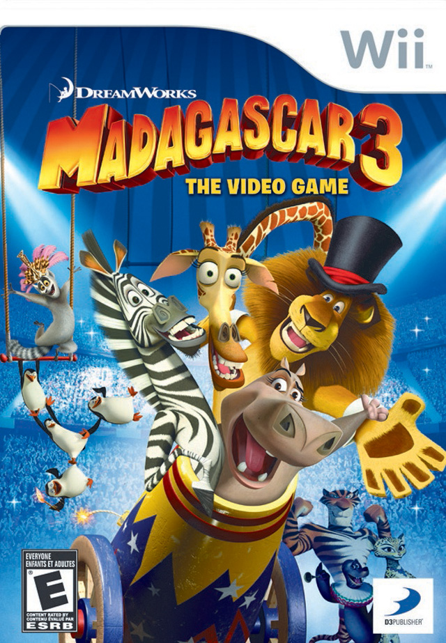 Madagascar 3 (USA) Nintendo Wii GAME ROM ISO