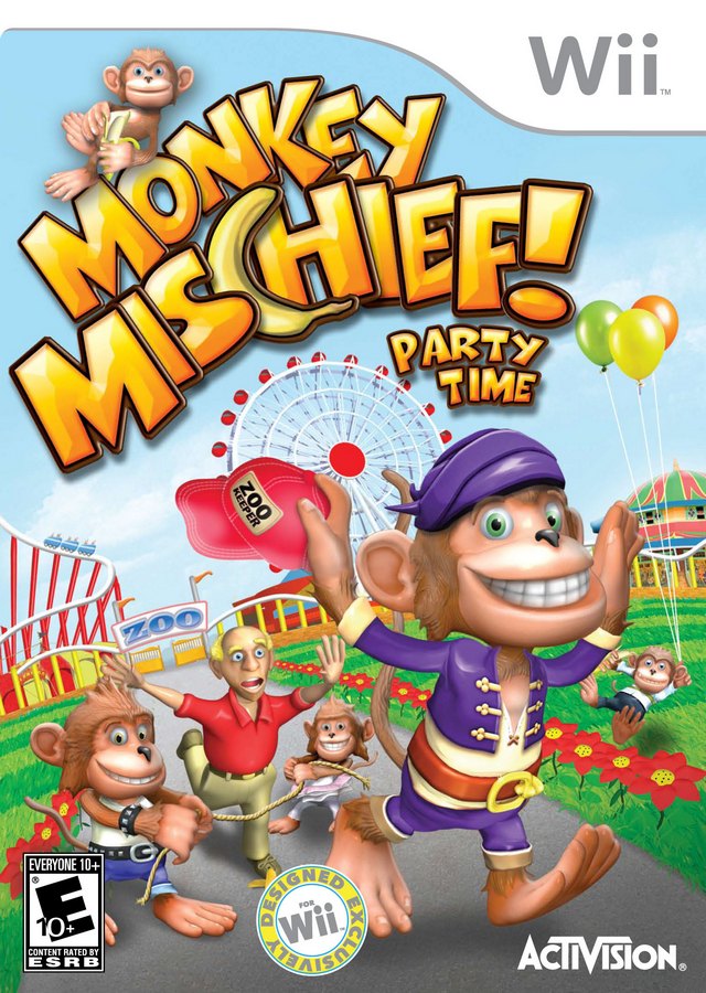 Monkey Mischief Party Time (USA) Nintendo Wii GAME ROM ISO