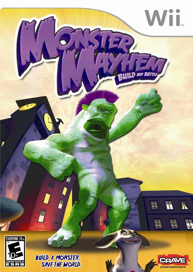 Monster Mayhem- Build And Battle (USA) Nintendo Wii GAME ROM ISO