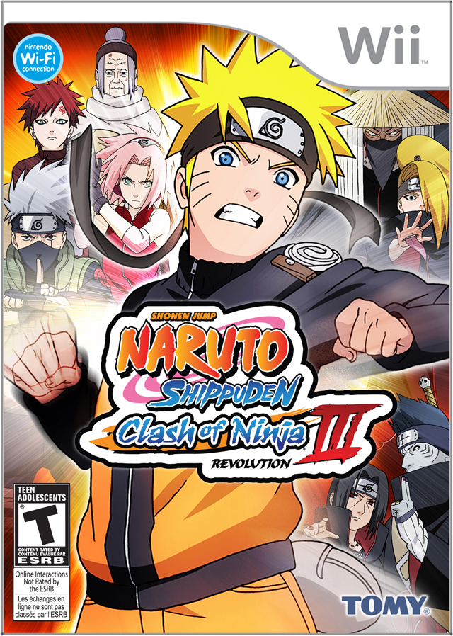 Naruto – Clash Of Ninja Revolution 3 (USA) Nintendo Wii GAME ROM ISO