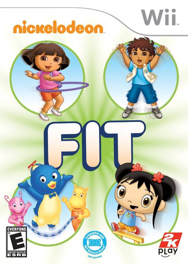 Nickelodeon Fit (USA) Nintendo Wii GAME ROM ISO