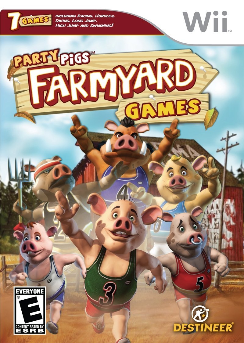 Party Pigs- Farmyard Games (USA) Nintendo Wii GAME ROM ISO