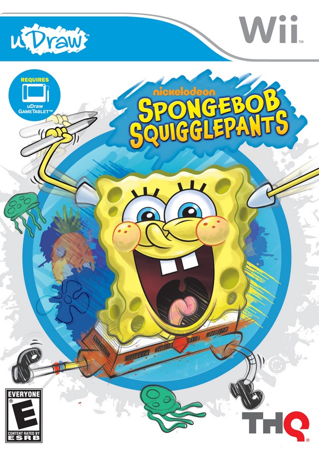 SpongeBob SquigglePants UDraw (USA) Nintendo Wii GAME ROM ISO