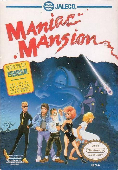 Maniac Mansion (SW) (USA) Nintendo GAME ROM ISO