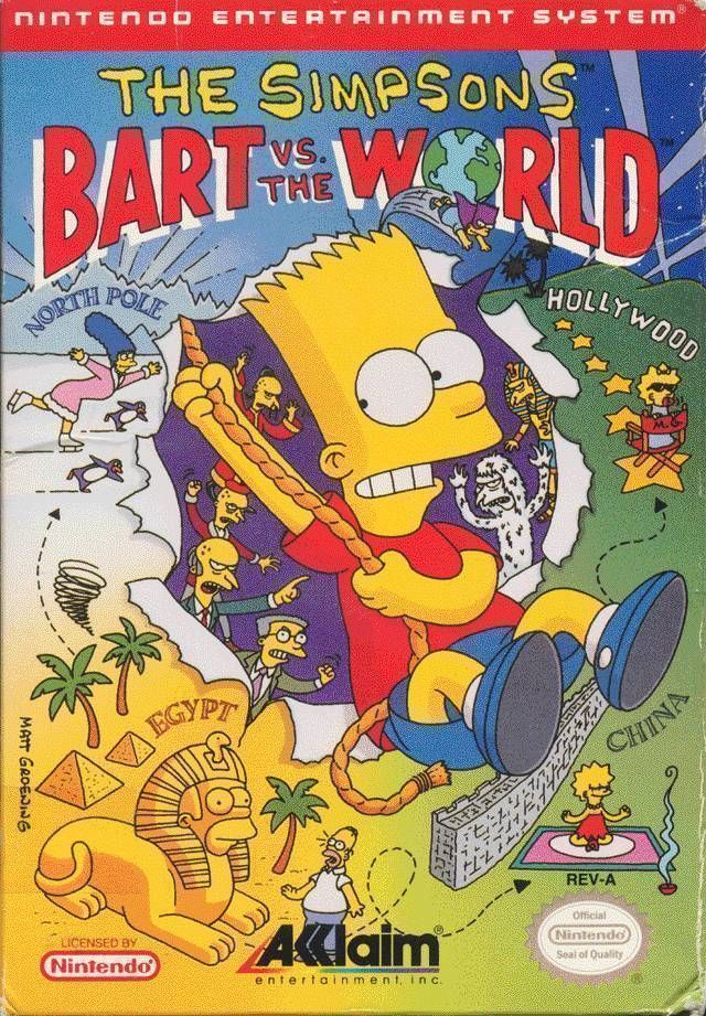 Simpsons – Bart Vs The World, The (USA) Nintendo GAME ROM ISO