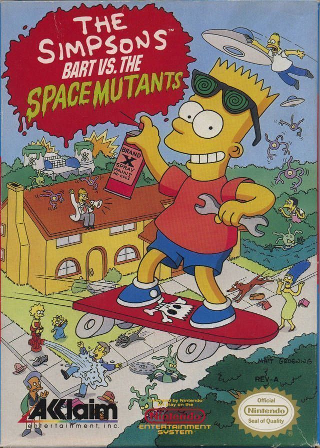 Simpsons – Bart Vs The Space Mutants, The (USA) Nintendo GAME ROM ISO