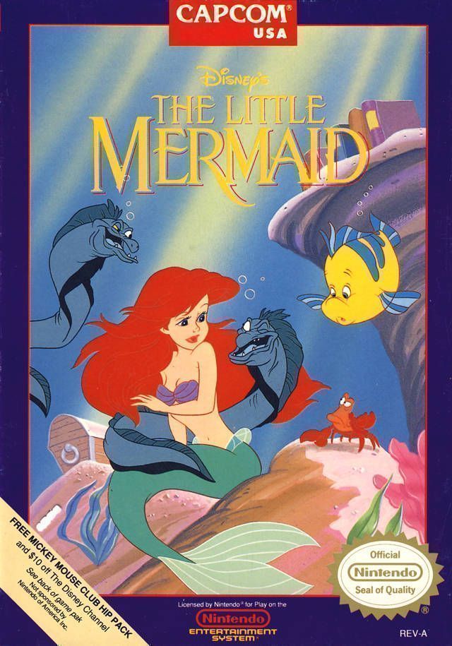 Naked Little Mermaid, The (Little Mermaid Hack) (USA) Nintendo GAME ROM ISO