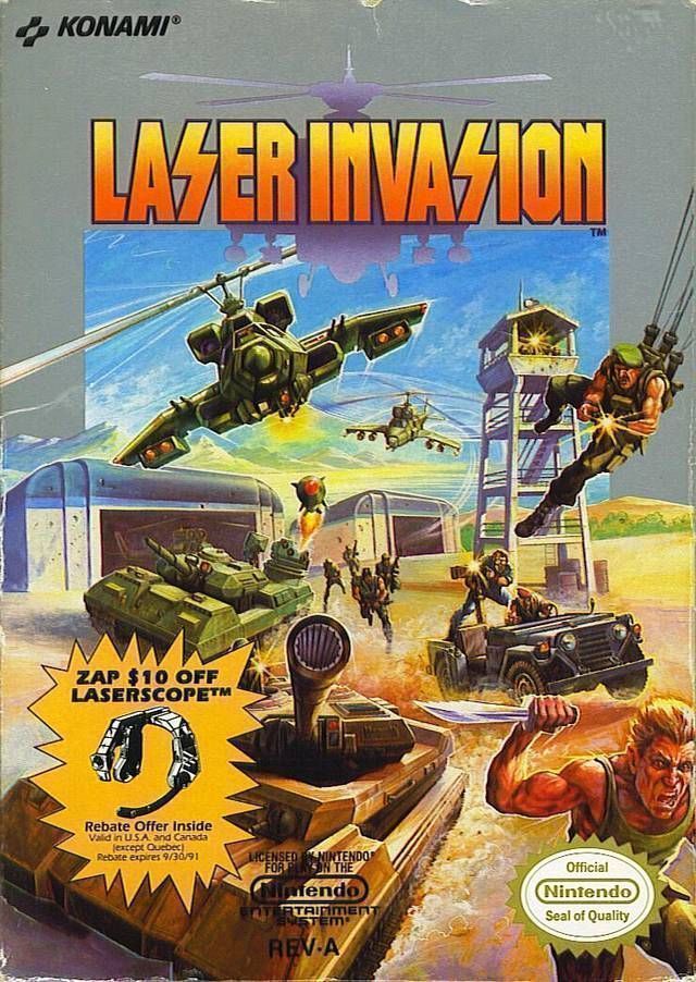 Laser Invasion (USA) Nintendo GAME ROM ISO