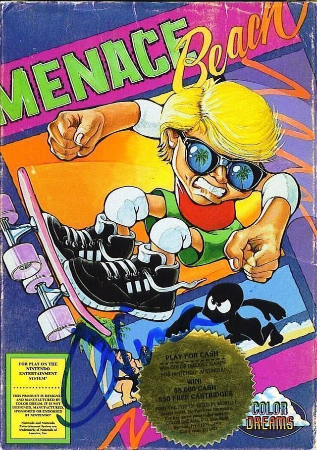 Menace Beach (USA) Nintendo GAME ROM ISO