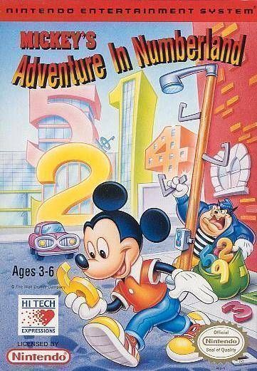 Mickey’s Adventures In Numberland (USA) Nintendo GAME ROM ISO