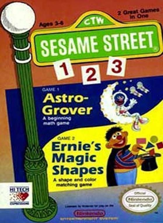 Sesame Street 123 (USA) Nintendo GAME ROM ISO