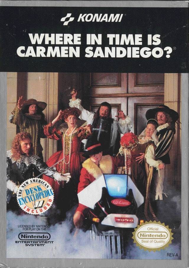 Where In Time Is Carmen Sandiego (USA) Nintendo GAME ROM ISO