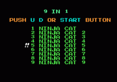 9-in-1 – Ninja Cat (Cattou Ninden Teyandee) (USA) Nintendo GAME ROM ISO