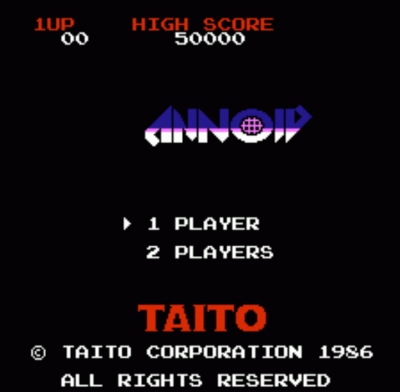 Annoid (Arkanoid Hack) (USA) Nintendo GAME ROM ISO