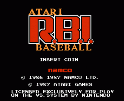 Atari RBI Baseball (VS) (USA) Nintendo GAME ROM ISO