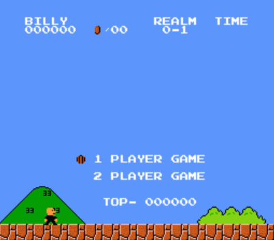 Billy Bros (SMB1 Hack) (USA) Nintendo GAME ROM ISO