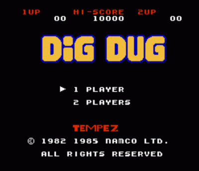 BuB-BoB (Dig Dug Hack) (USA) Nintendo GAME ROM ISO