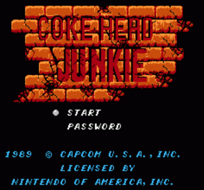 Coke Head Junkie (Code Name Viper Hack) (USA) Nintendo GAME ROM ISO