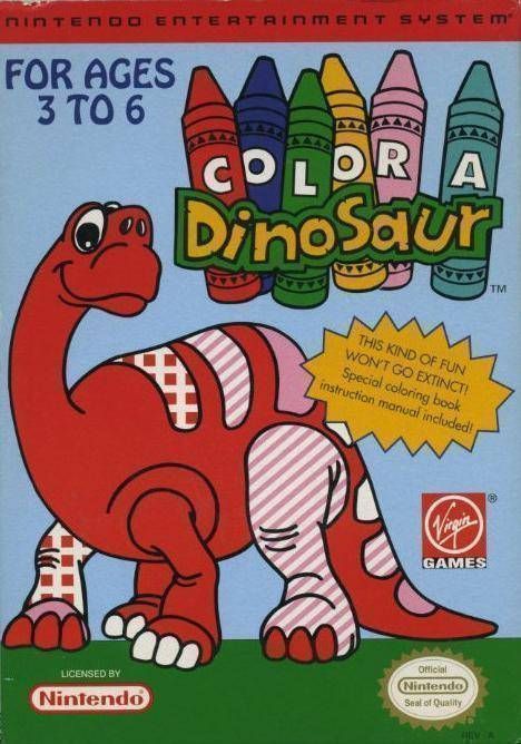 Color A Dinosaur (USA) Nintendo GAME ROM ISO