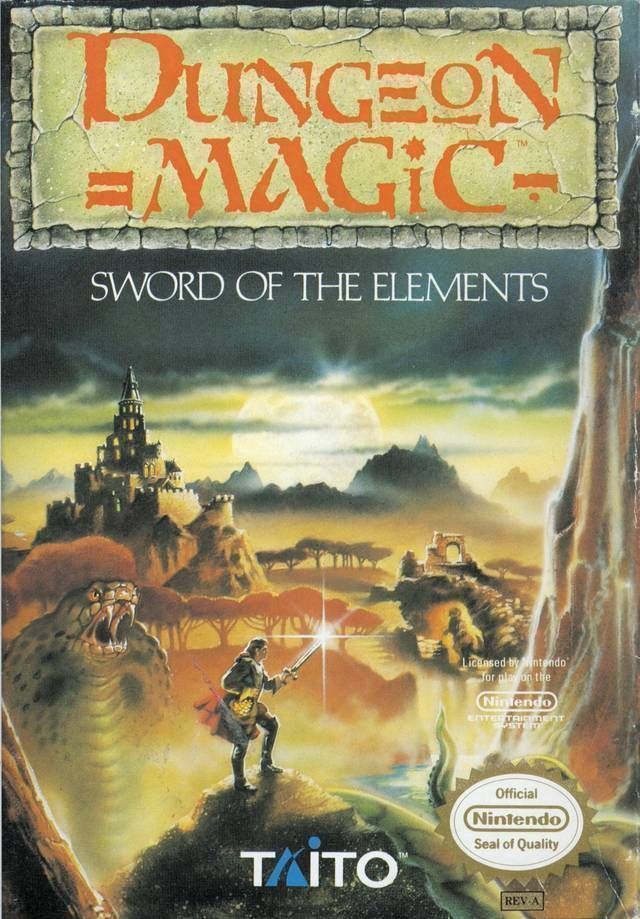 Dungeon Magic – Sword Of The Elements (USA) Nintendo GAME ROM ISO