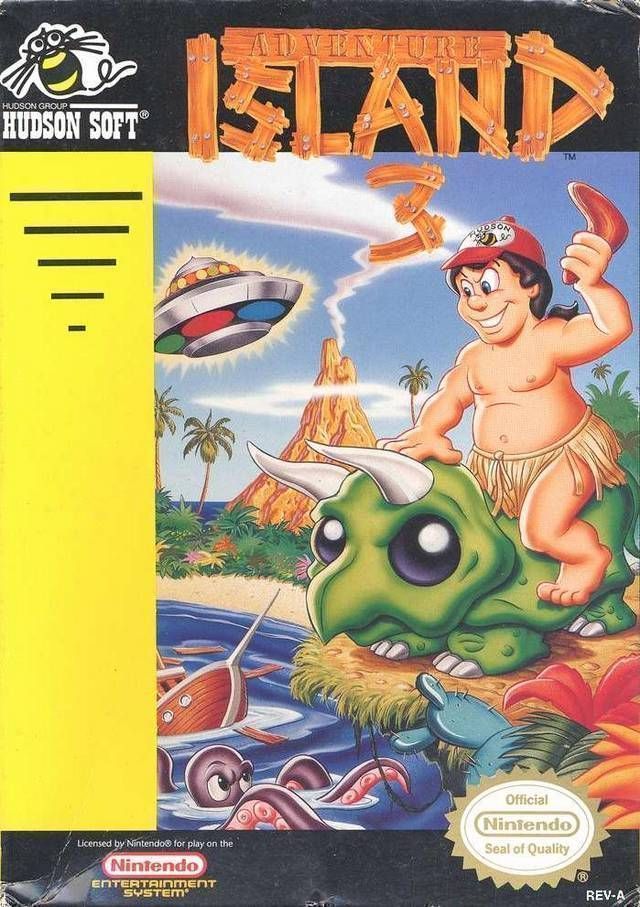 Hudson’s Adventure Island 3  [T-Span0.95] (USA) Nintendo GAME ROM ISO