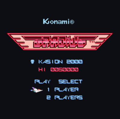 Kazion Gradius (Gradius Hack) (USA) Nintendo GAME ROM ISO