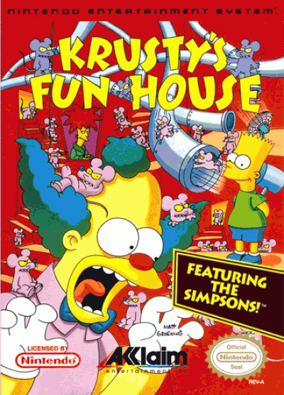 Krusty’s Fun House (USA) Nintendo GAME ROM ISO