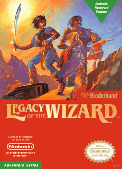 Legacy Of The Wizard (USA) Nintendo GAME ROM ISO