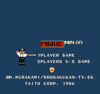 Mario Ninja (Musashi No Ken Hack)