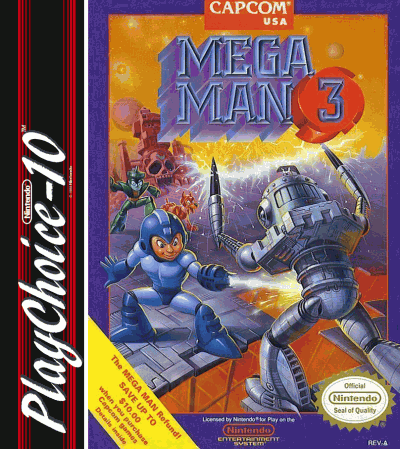 Mega Man 3 (PC10) (USA) Nintendo GAME ROM ISO